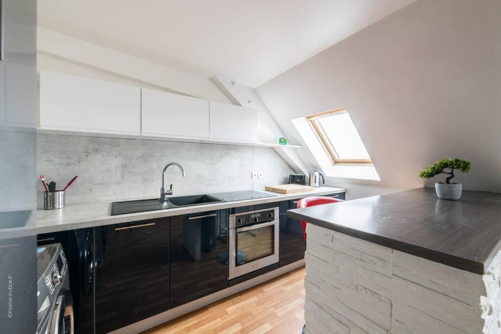 La Belle Echappee Parisienne - Gare - Hyper Centre Apartment เลส์มูโรซ์ ภายนอก รูปภาพ
