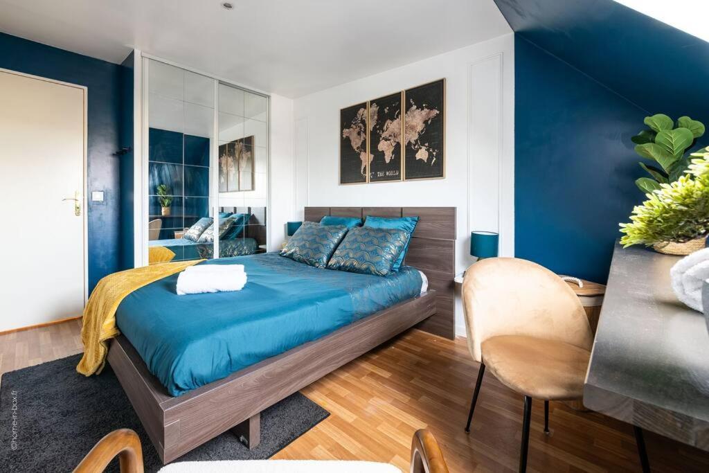 La Belle Echappee Parisienne - Gare - Hyper Centre Apartment เลส์มูโรซ์ ภายนอก รูปภาพ