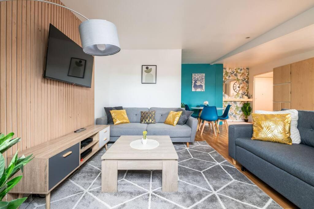 La Belle Echappee Parisienne - Gare - Hyper Centre Apartment เลส์มูโรซ์ ภายนอก รูปภาพ